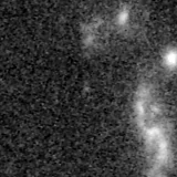 F150W image, 3.2 arcsec across, north up