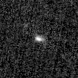 F200W image, 3.2 arcsec across, north up