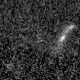 F150W image, 3.2 arcsec across, north up