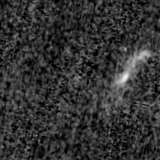 F200W image, 3.2 arcsec across, north up
