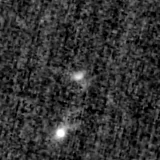 F115W image, 3.2 arcsec across, north up