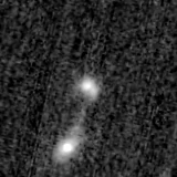 F200W image, 3.2 arcsec across, north up