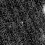 F150W image, 3.2 arcsec across, north up