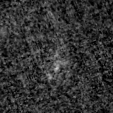 F115W image, 3.2 arcsec across, north up