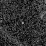 F090W image, 3.2 arcsec across, north up