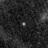 F200W image, 3.2 arcsec across, north up