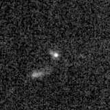 F200W image, 3.2 arcsec across, north up