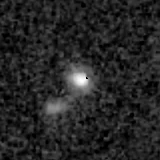 F444W image, 3.2 arcsec across, north up