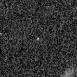 F150W image, 3.2 arcsec across, north up