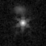 F277W image, 3.2 arcsec across, north up
