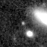 F277W image, 3.2 arcsec across, north up