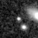 F444W image, 3.2 arcsec across, north up