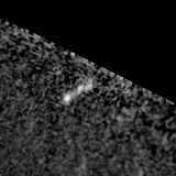 F115W image, 3.2 arcsec across, north up