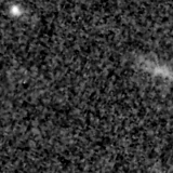 F115W image, 3.2 arcsec across, north up