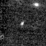 F115W image, 3.2 arcsec across, north up