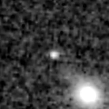 F277W image, 3.2 arcsec across, north up