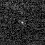 F115W image, 3.2 arcsec across, north up