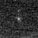 F150W image, 3.2 arcsec across, north up