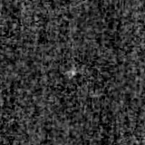 F150W image, 3.2 arcsec across, north up