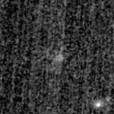 F150W image, 3.2 arcsec across, north up