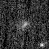 F200W image, 3.2 arcsec across, north up