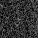 F090W image, 3.2 arcsec across, north up