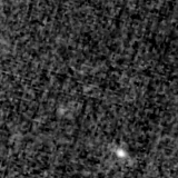 F200W image, 3.2 arcsec across, north up