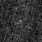 F150W image, 3.2 arcsec across, north up