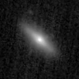 F200W image, 3.2 arcsec across, north up