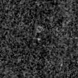 F090W image, 3.2 arcsec across, north up