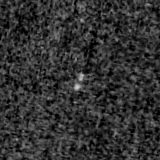 F090W image, 3.2 arcsec across, north up