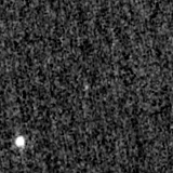 F115W image, 3.2 arcsec across, north up