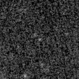 F150W image, 3.2 arcsec across, north up