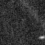 F200W image, 3.2 arcsec across, north up