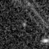 F444W image, 3.2 arcsec across, north up