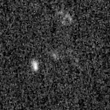 F115W image, 3.2 arcsec across, north up