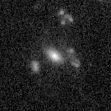 F200W image, 3.2 arcsec across, north up