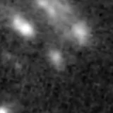 F277W image, 3.2 arcsec across, north up