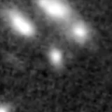 F410M image, 3.2 arcsec across, north up
