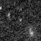 F115W image, 3.2 arcsec across, north up