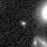 F150W image, 3.2 arcsec across, north up