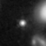 F277W image, 3.2 arcsec across, north up