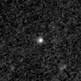 F200W image, 3.2 arcsec across, north up