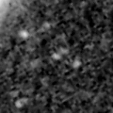 F277W image, 3.2 arcsec across, north up