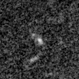 F090W image, 3.2 arcsec across, north up