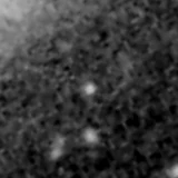 F277W image, 3.2 arcsec across, north up