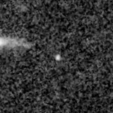 F115W image, 3.2 arcsec across, north up