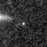 F200W image, 3.2 arcsec across, north up