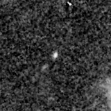 F115W image, 3.2 arcsec across, north up