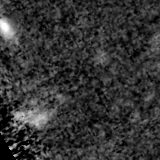 F115W image, 3.2 arcsec across, north up